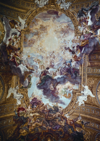 <p>Title: Il Gesu </p><p>Artist: Giacomo da Vignola, Giacomo della Porta, Giovanni Battista Gaulli</p><p>Cultural/Art History Period: Baroque </p><p>Medium:  brick, marble, fresco, and stucco </p>