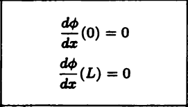 <p>For a boundary value problem in the following form: \phi’’ + \lambda\phi = 0, subject to the boundary conditions in the image, what are the eigenvalues, eigenfunctions, series, and coefficients associated.</p>