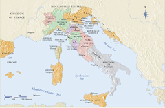 <p>the center of the Renaissance. It was a cultural breeding ground and patroned many people of the arts. It was also a flourishing city in trade.</p>