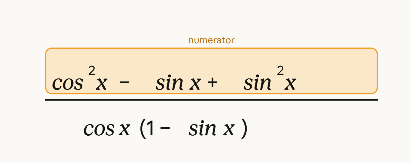 <p>If you have a polynomial and two of the terms are squared…</p>