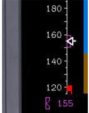 <p><span style="background-color: transparent;">The <strong>speed bug</strong> is a movable speed marker used as a <strong>reference speed</strong> on the display.</span></p>