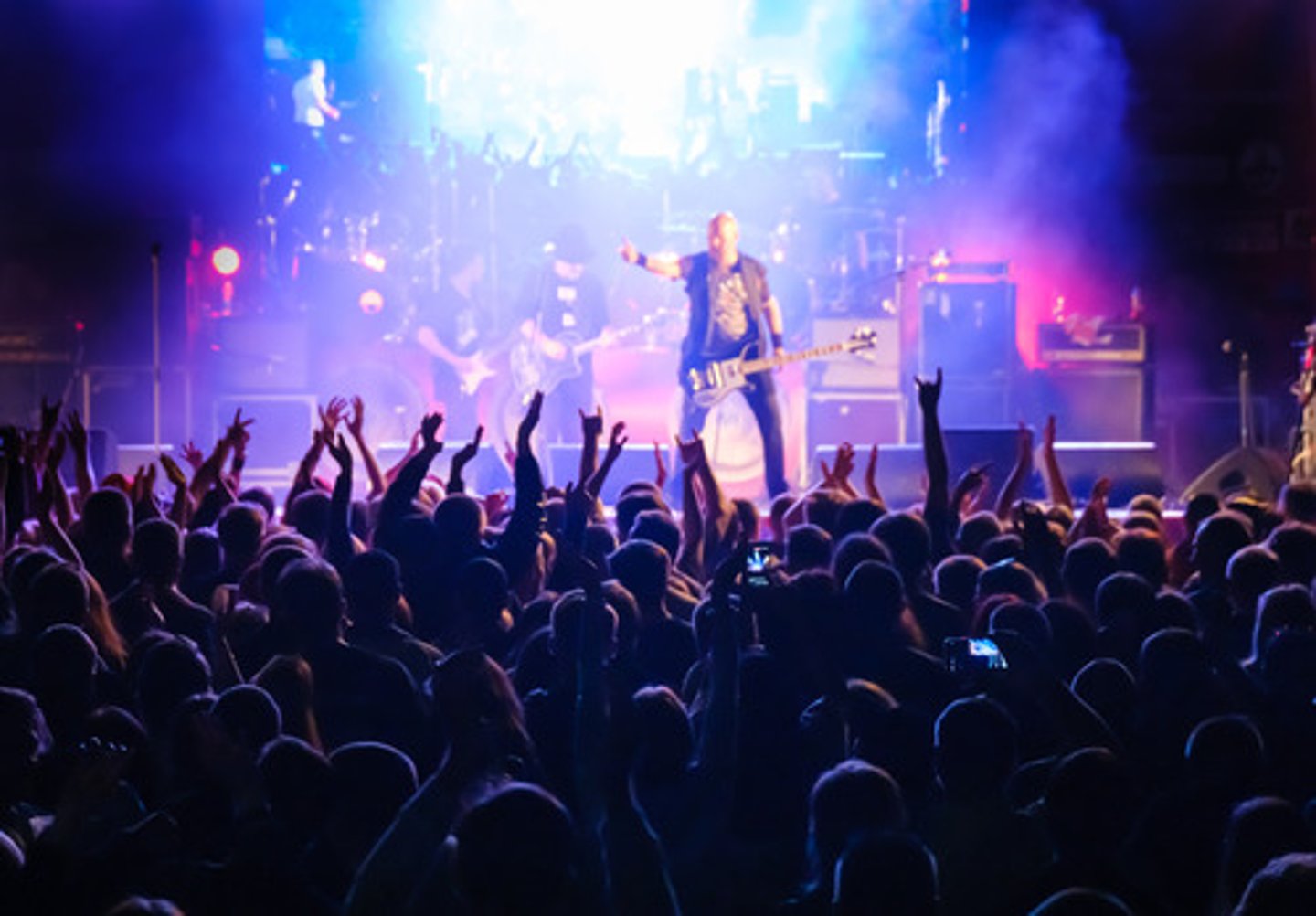 <p>концерт</p><p>We went to a rock concert yesterday. - Мы вчера ходили на рок-концерт.</p>