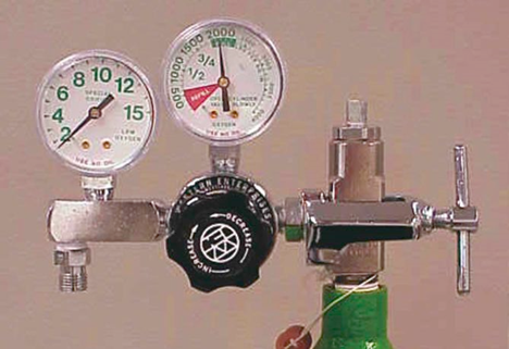 <p>Bourdon Gauge flowmeter</p>