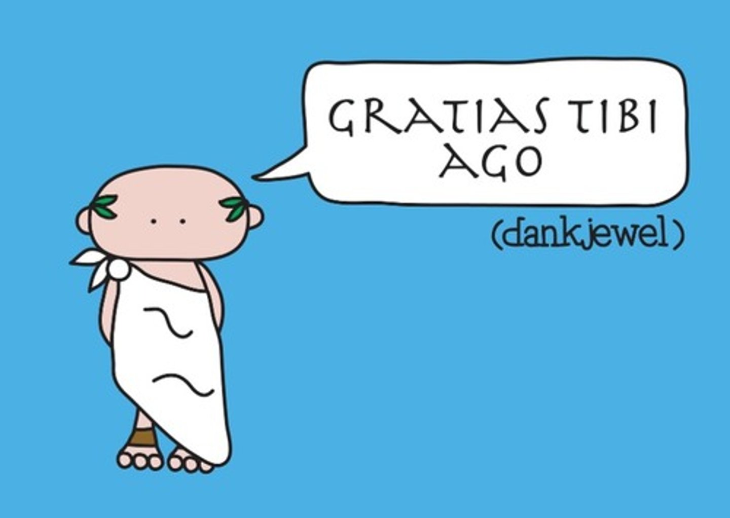 <p>to thank</p>