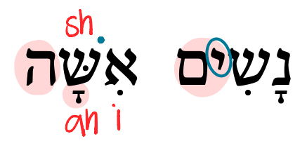 <p>(f) woman, wife- “eeshah” add an “ah” ending, it becomes a female version</p>