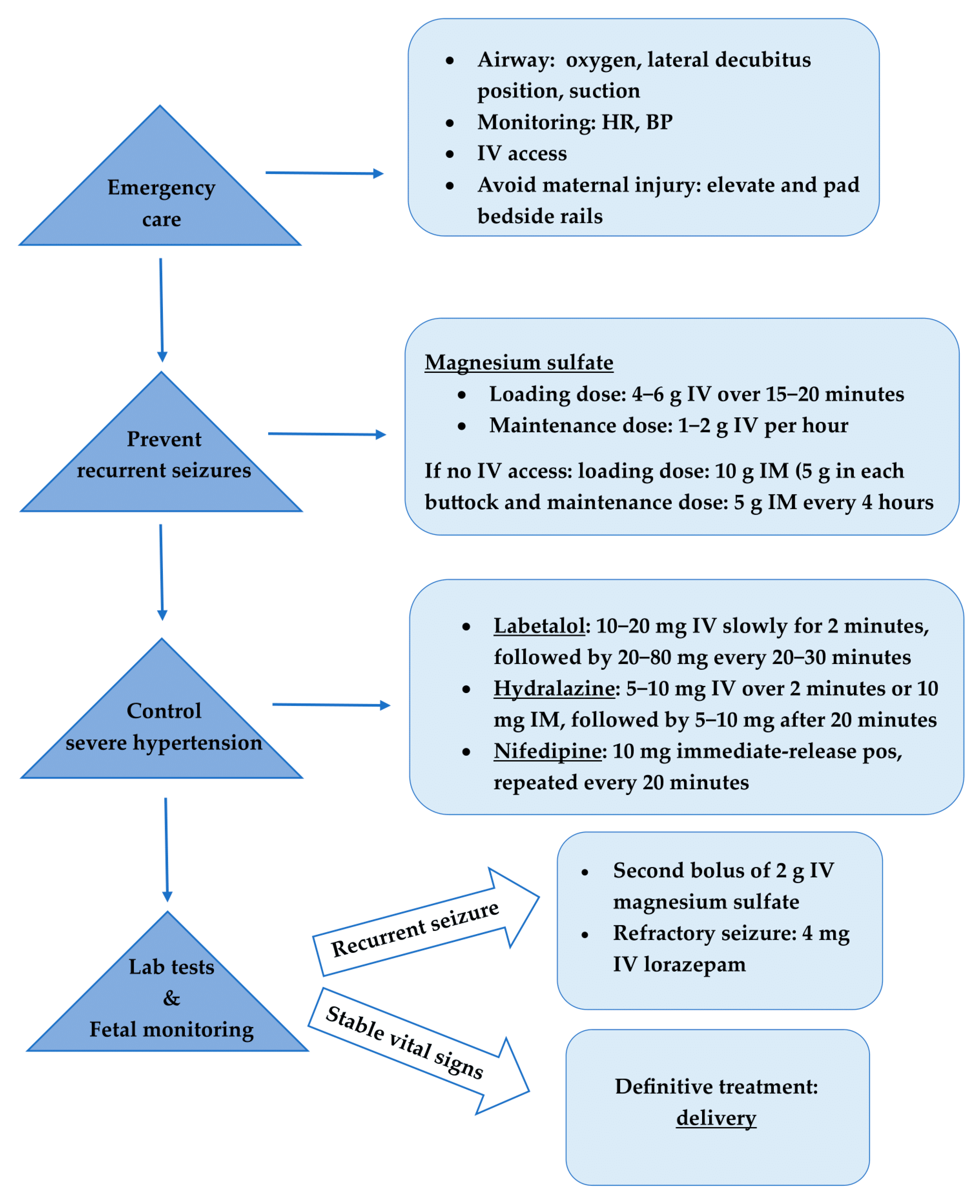 <p>A severe complication of preeclampsia characterized by the onset of seizures or convulsions in a pregnant woman, posing serious risks to both the mother and fetus. </p><ul><li><p>typically develops after 20 weeks of gestation or in the postpartum period</p></li></ul><p></p>