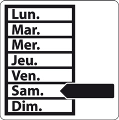 <p>Saturday</p>