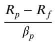 <p>Measures excess return per unit of systemic risk.</p><ul><li><p>Rp = risk of portfolio</p></li><li><p>Rf = risk free rate</p></li><li><p>Beta(p) = Beta (market risk) of portfolio</p></li></ul><p></p>