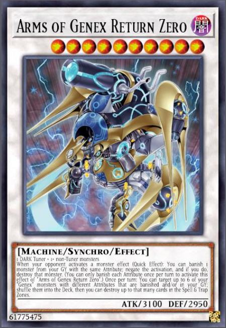 <p>Arms of Genex Return Zero</p>