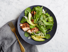 <p>Argula and butterlettuce hearts, watermelon radish, parmesan, crispy shallots and capers, and a side of lemon vinaigrette.</p><p>Add ons:</p><p>hand-pulled organic chicken +$3.95</p><p>7-minute egg +$2.00</p><p>Herb-roasted salmon +$6.95</p><p>half an avocado +$2.25</p><p>Dressing options: Lemon Vinaigrette(rec)Dijon Mustard vinaigrette, apple cider vinaigrette, Non-dairy ranch dressing, Caesar dressing</p><p>Extra sauce +$1.95</p><p>Modifications: no parmesan, no watermelon radish</p><p>Allergens: Dairy</p>