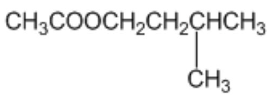 <p>Isoamyl acetate (C<sub>7</sub>H<sub>14</sub>O<sub>2</sub>)</p>