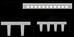 <p>Precast concrete slabs that have hollow cores to reduce weight while maintaining structural integrity.</p>