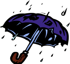 <p>It's raining</p>