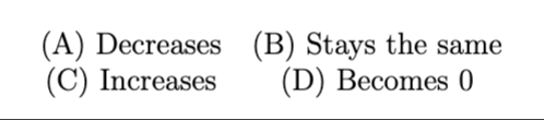 <p>In a binomial distribution, as n increases while p stays constant, what happens to E(X)?</p>