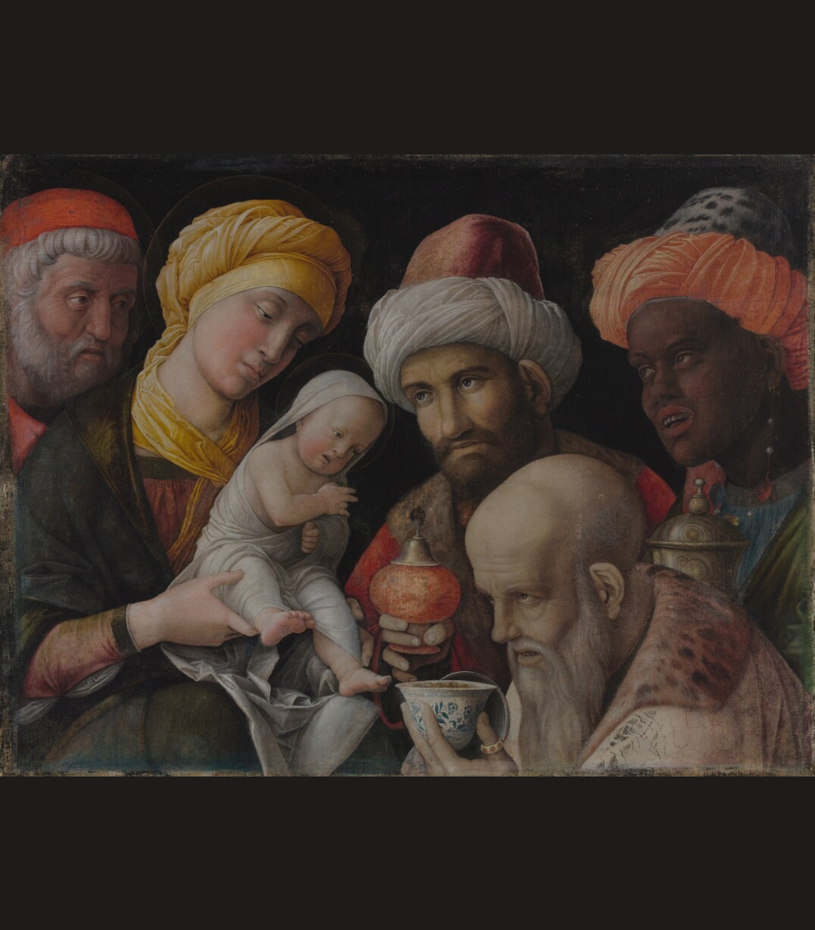 <p>Adoration of the Magi, ca <strong>1495–1505, </strong><span style="background-color: transparent; line-height: 1.2;">Andrea Mantegna </span></p>