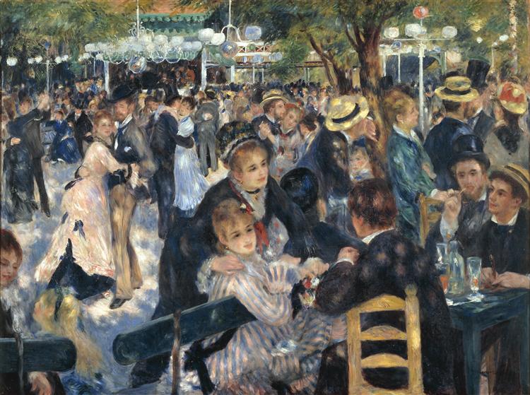 <p><em>Dance at Le Moulin de la Galette</em> (1876)</p>