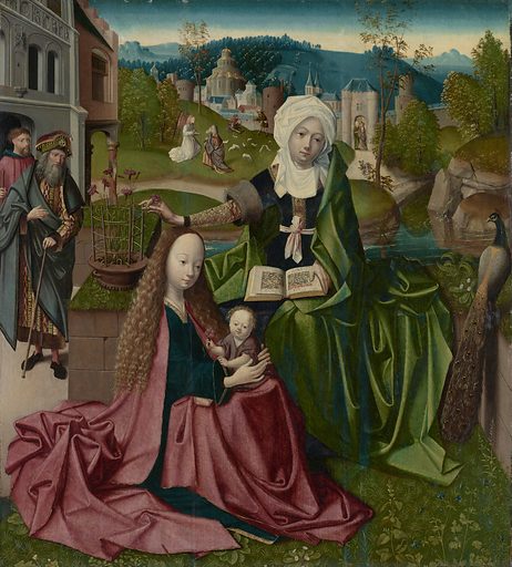 <p><span>Virgin and Child with Saint Anne. Artist: Unknown, Haarlem, Netherlandish, Date: ca. 1495.</span></p>