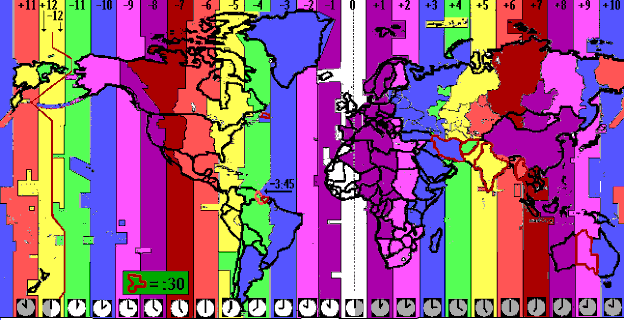 <p>Greenwich Mean Time (GMT)</p>