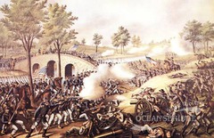 <p>September 17, 1862, at Antietam Creek near Sharpsburg, Maryland. It pitted Confederate General Robert E. Lee's Army against Union General George McClellan's Army and was the culmination of Lee's attempt to invade the north. The battle remains the deadliest one-day battle in all American military history.</p>