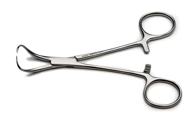 <p><br>To secure the drapes to a patient’s skin by means of a small puncture. Can also be used to grasp tough tissue and reduce small bone fractures</p>