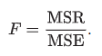 <p><span>test the null hypothesis that slope coefficients on all variables are equal to zero</span></p>