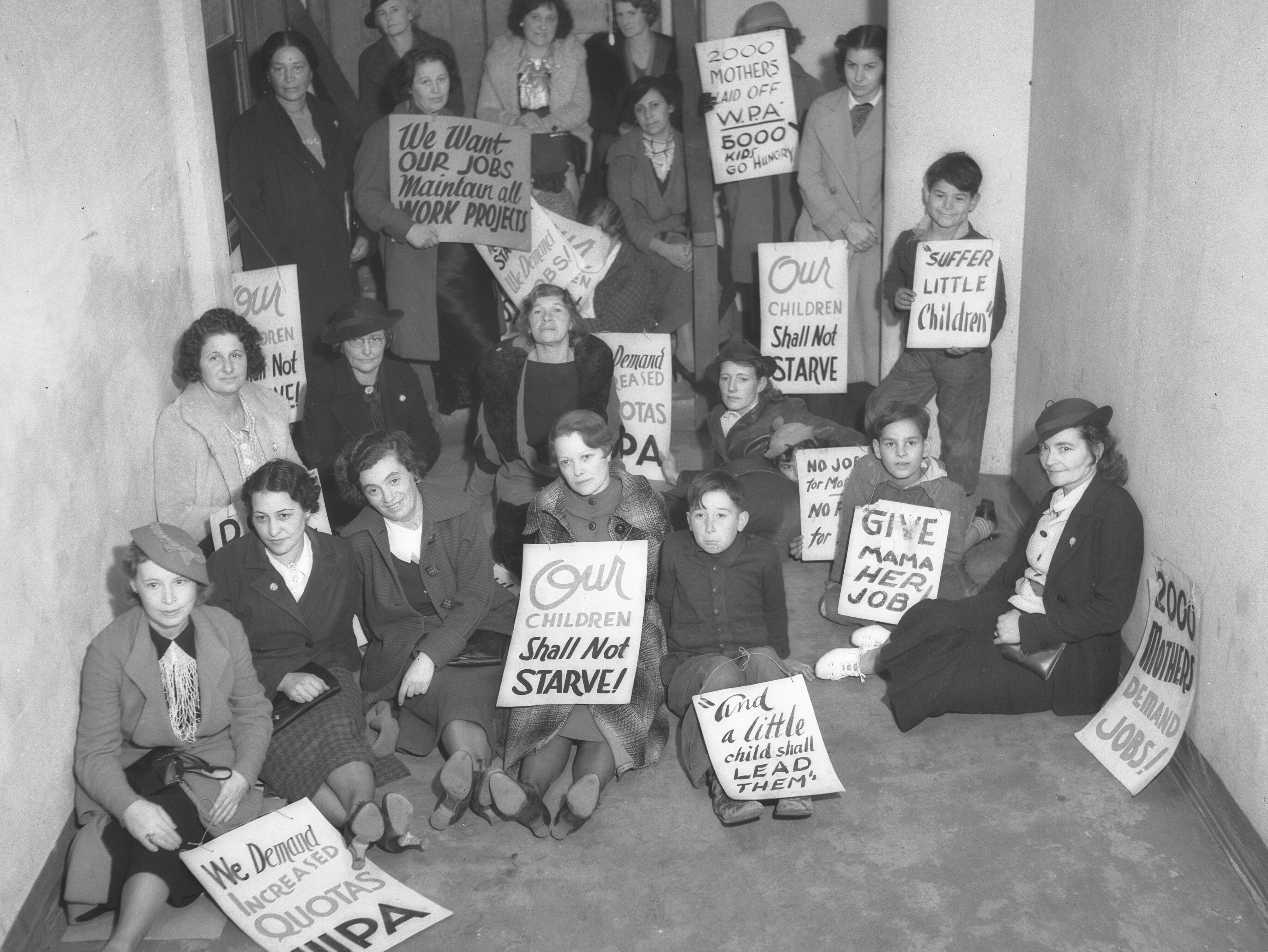 <p>Sit Down Strike</p>