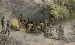 <p>Evolution where culture, such as clothing, language, music, tool making and religion, is passed on through teaching. Much faster than biological evolution.</p>