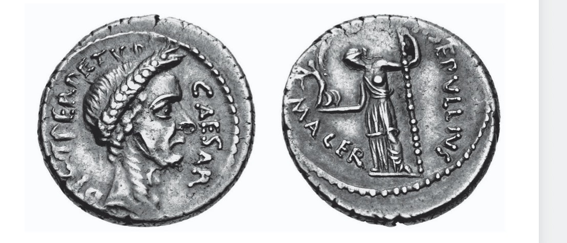 <p>Coin of Julius Caesar</p>