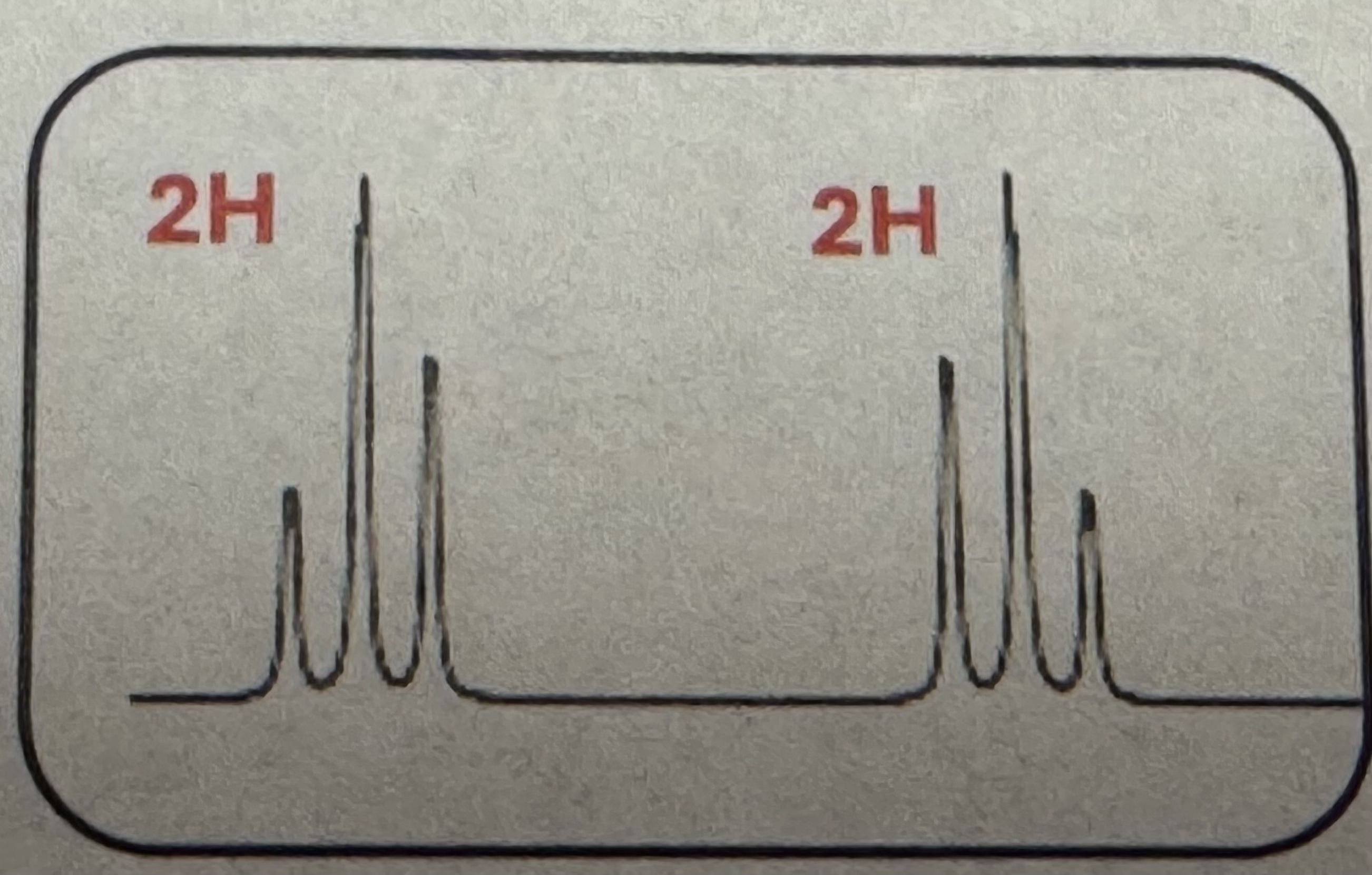 <p>Triplet (2H) and Triplet (2H)</p>