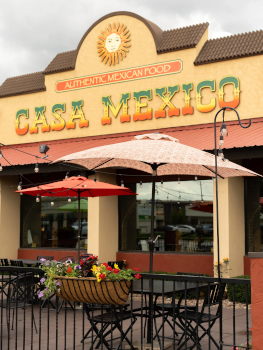 <p>(<em>adjective</em>) unusual; not happening often</p><p>“Mexican restaurants are _______ in Japan.</p>