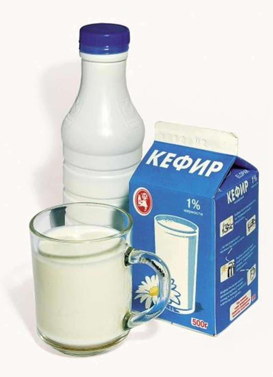 <p>TRANSLATION: кисломолочный напиток</p><p>DEFINITION: a beverage made from milk that has been turned sour by adding good bacteria</p><p>EXAMPLE: Kefir is a popular ........................ that contains many beneficial microbes. Кефир — это популярный КИСЛОМОЛОЧНЫЙ НАПИТОК, который содержит много полезных микробов.</p>