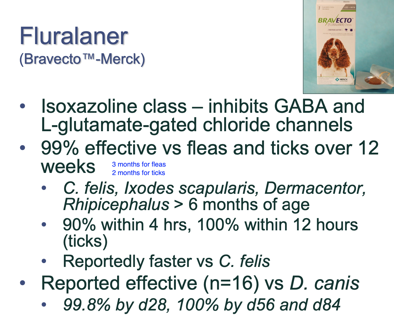 <p>Fluralaner (Bravecto)</p>