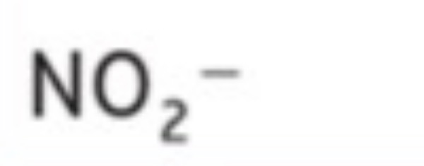 <p>NO2^-</p>