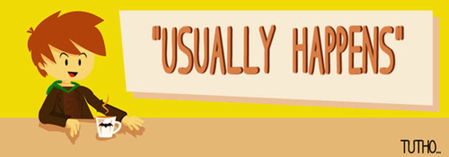 <p>usually, normally</p>