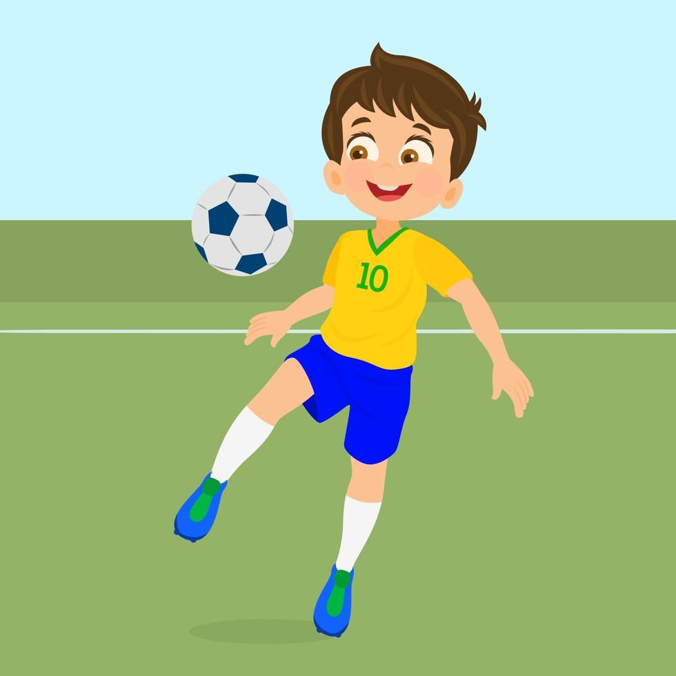 <p>Jouer au foot</p>