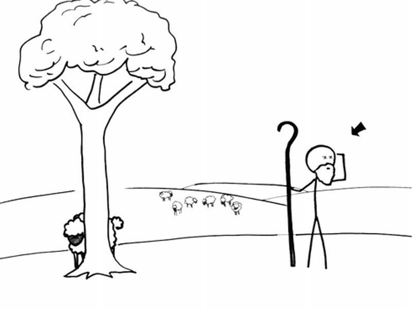 <p>verbum:</p><p>To try to find something</p>