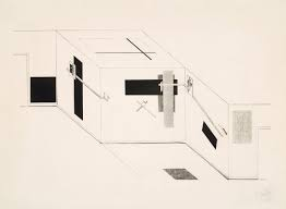 <p><span style="font-family: Aptos, sans-serif; line-height: 115%;">El Lissistzky, Axonometric Projection of the Proun room, 1923</span></p>