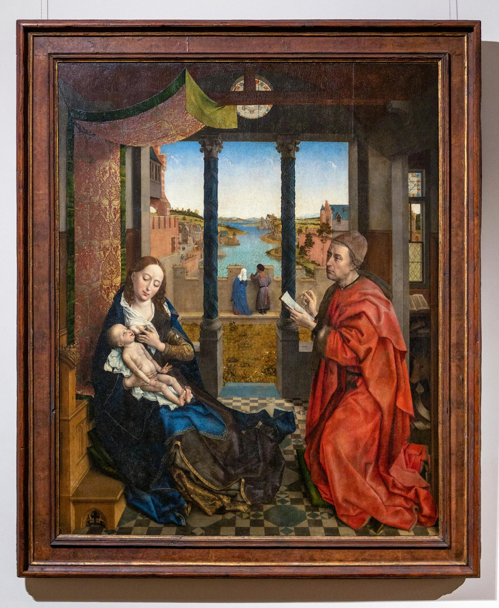 <p><span>Saint Luke Drawing the Virgin, </span>Rogier van der Weyden, (c. 1435)</p>