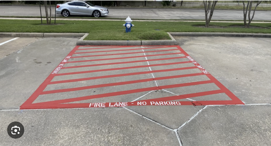 <p>Curb Markings, Fire Lanes and Pavement Markings</p>