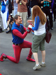 <p>to commit to someone</p>