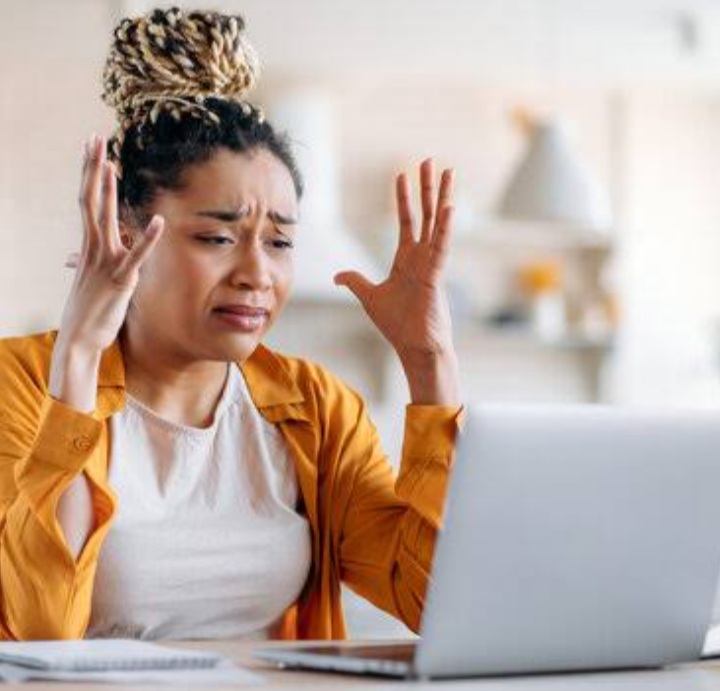 <p>Feeling annoyed, stressed, or angry because you are blocked from achieving a goal, solving a problem, or changing a difficult situation.</p>