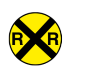 <p><span><span>Yellow and Black Circular Sign or X-shaped Sign</span></span></p>