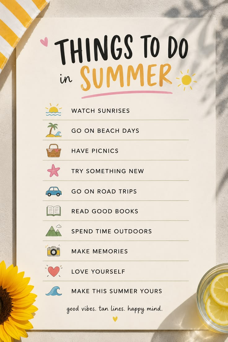 <p>What are you going to do this summer?</p>