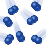 <p>Molecules of an element</p>
