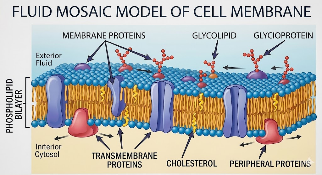 <p>Label the components of a section of membrane</p>