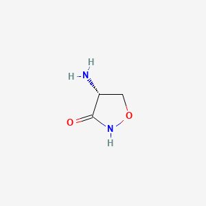 <p>D-4-amino-3-isoxazolidone; prevents bacterial cell wall synthesis.</p>