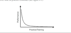 <p>Early improvement that slows during later practice.</p>