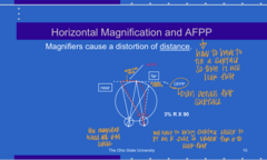 <p>Magnifiers cause a distortion of _______</p>