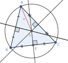 <p>Cell phone tower being placed in a location equal distance from each surrounding towns</p>