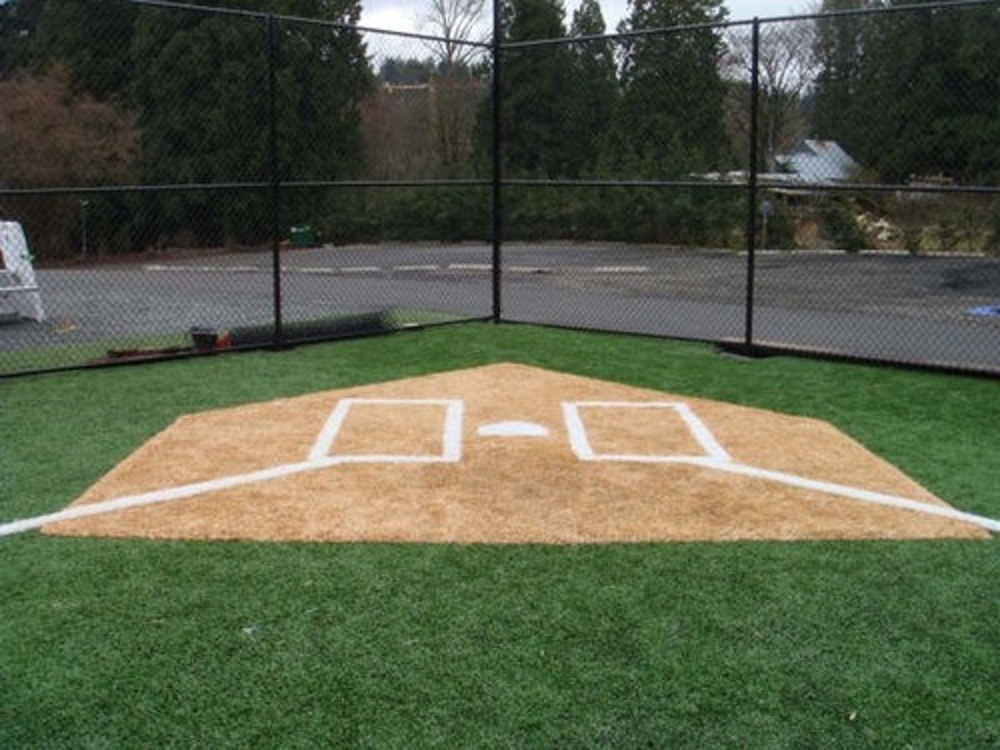 <p>home plate (base)</p>